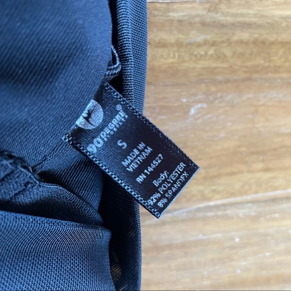 90 Degree, Black, Mesh, Sports Bra/Crop Top, SZ M - Picture 6 of 9